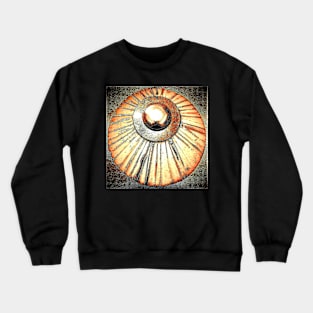 ART DECO GEOMETRIC SPHERE MOD DESIGN GOLD GRAPHITE Crewneck Sweatshirt